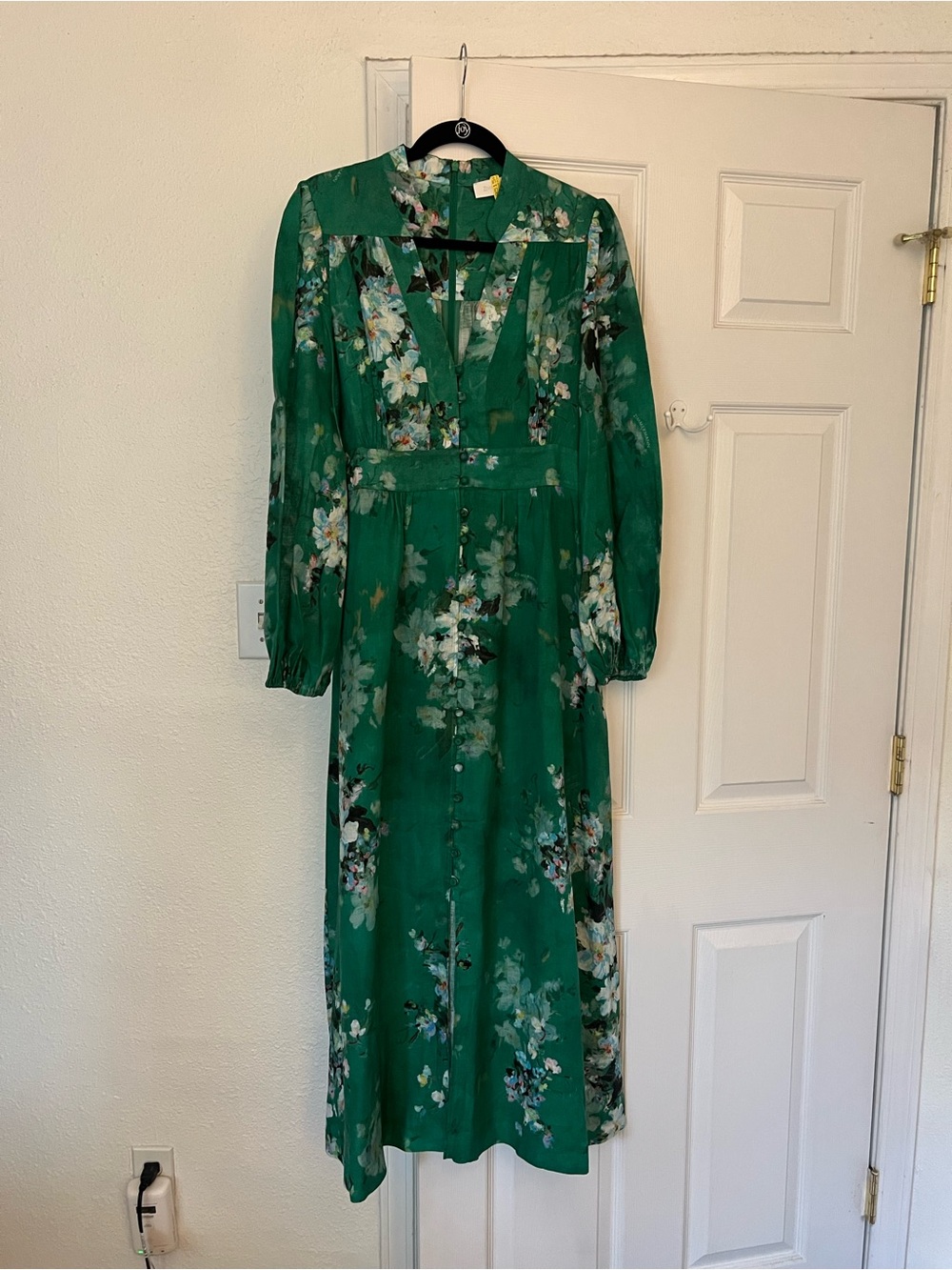 Zimmermann Everley Plunge floral linen midi dress - Picture 7 of 14